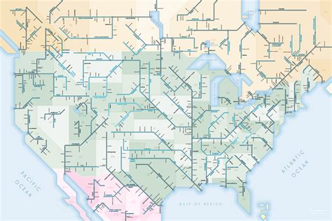 Daniel Huffman – A Selection of North American Rivers – Transit Maps Store