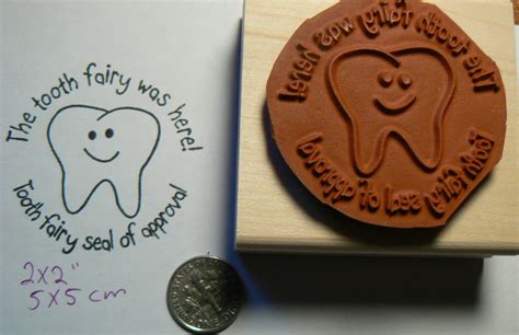 Tooth Fairy Round Rubber Stamp WM P49C - Etsy