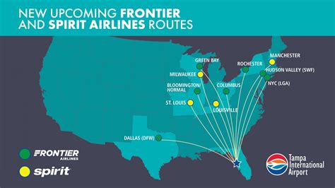 Frontier, Spirit adding nearly a dozen routes at TPA