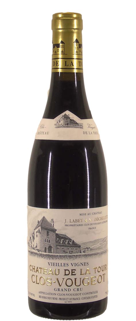 Clos de Vougeot Grand Cru Vieilles Vignes Chateau de la Tour 2016 | Tour Clos Vougeot (Chateau ...