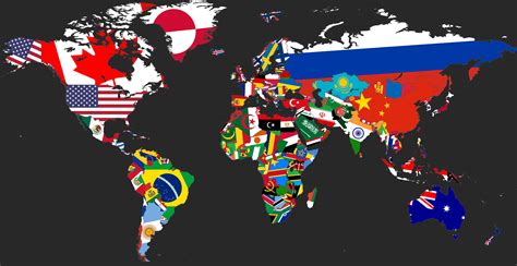 Flag Map I Made. : r/MapPorn