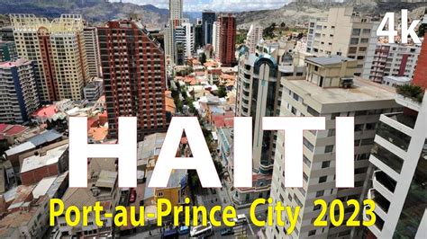 Port-au-Prince City , Haiti 4K By Drone 2023 - YouTube