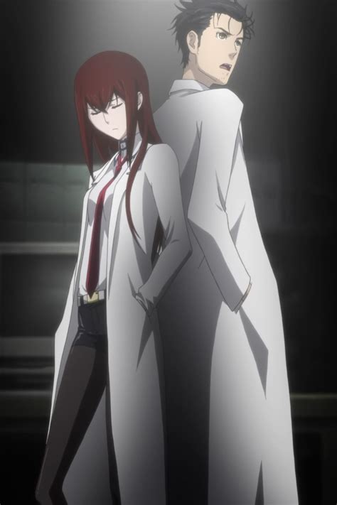 Steins;Gate.Rintaro Okabe.Kurisu Makise.640×960 – Kawaii Mobile