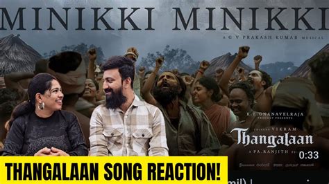 Minikki Minikki - Song Promo Reaction | Thangalaan | Chiyaan Vikram | Pa Ranjith | GV Prakash ...