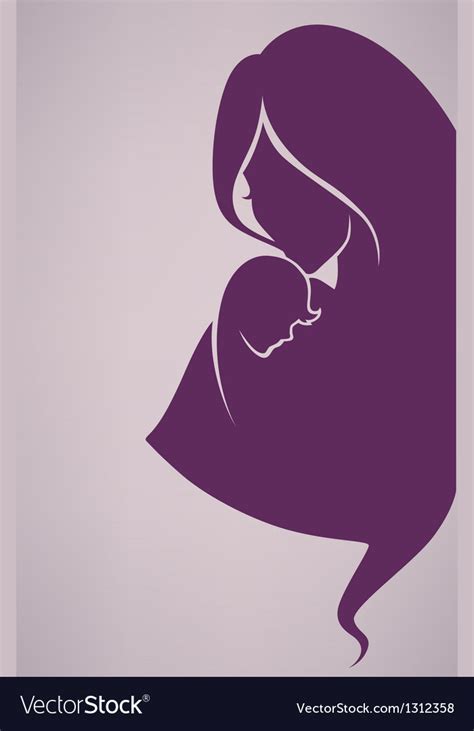 Mother love commercial background Royalty Free Vector Image