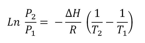 Clausius-Clapeyron equation: what it is for, examples, exercises ...