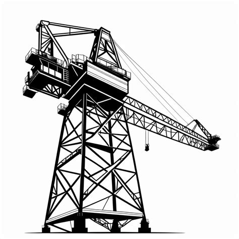 Headframe for Hoist Rock Material Handling in Mining | Stable Diffusion ...