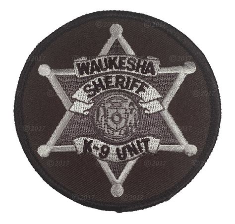 Waukesha County Sheriff K-9 Unit Badge | Patch Collector | Flickr