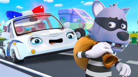 Police Car on Patrol | Fire Truck, Doctor | Learning Vehicles | Nursery Rhymes | Kids Songs ...