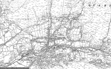 Historic Ordnance Survey Map of Brynamman, 1877 - 1905