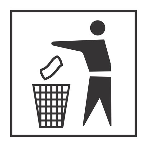 Membuang sampah Vector (taking out the trash) - Welogo Vector