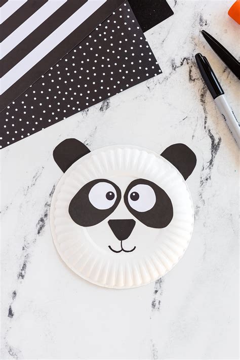 Paper Plate Panda - Made To Be A Momma