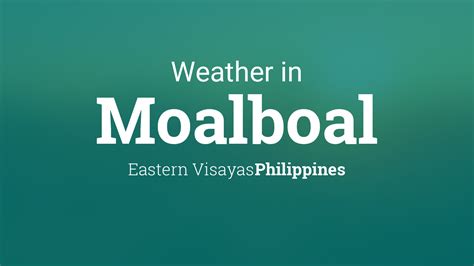 Weather for Moalboal, Philippines