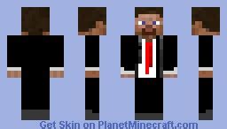 Tuxedo Steve Minecraft Skin