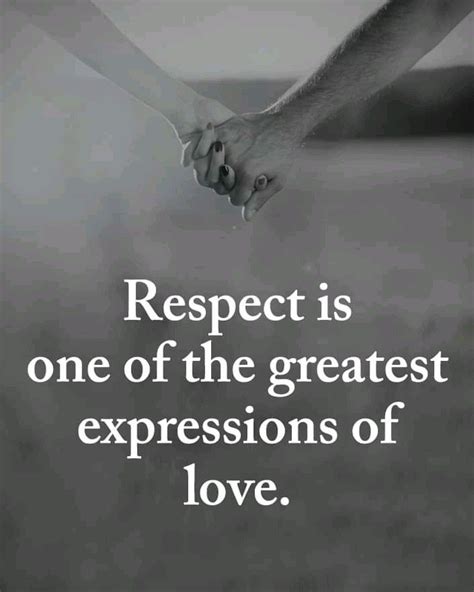 Respect is one of the greatest expressions of love. | Manifestation ...