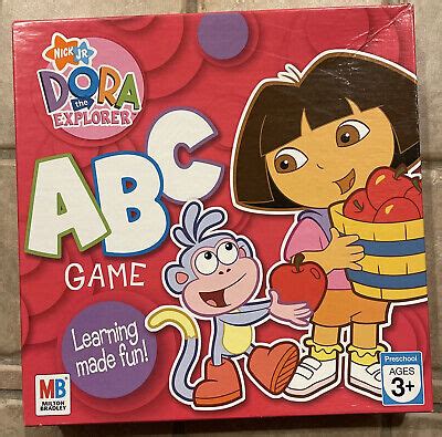 NICK JR. DORA the Explorer ABC Board Game. Learning Made Fun Complete ...