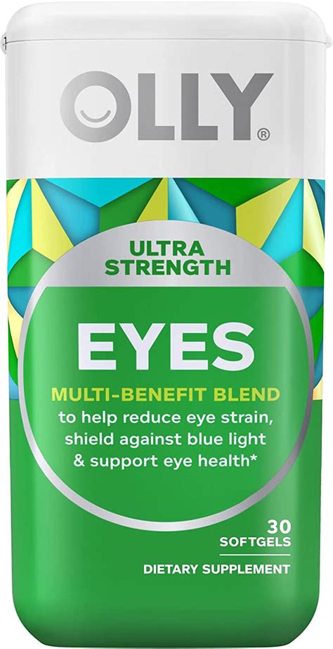 Buy OLLY Ultra Strength Eye Softgels, Blue Light Eye Supplement with Lutein and Zeaxanthin ...
