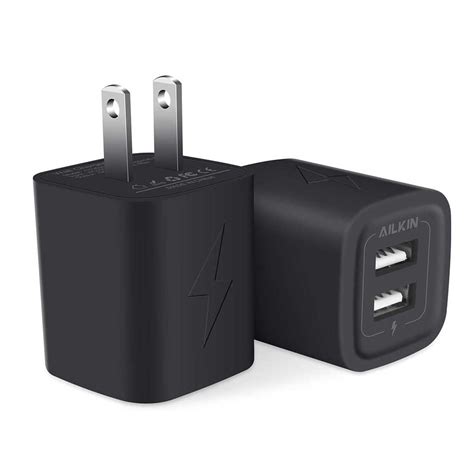 USB to Wall Outlet Adapter - Black