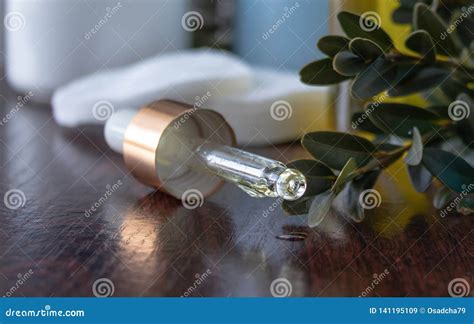 Face Oil is Dripping from the Pipette Stock Image - Image of care, glass: 141195109