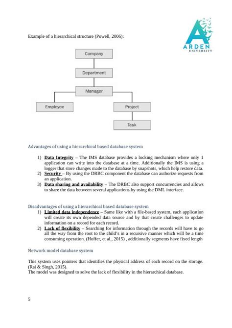 Database Design: Critically Assessing Different Database Models and Principles of Relational ...