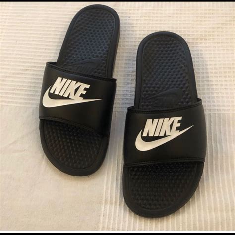New Men’s Black Nike Slides size 8 | Black nikes, Nike slides, Nike