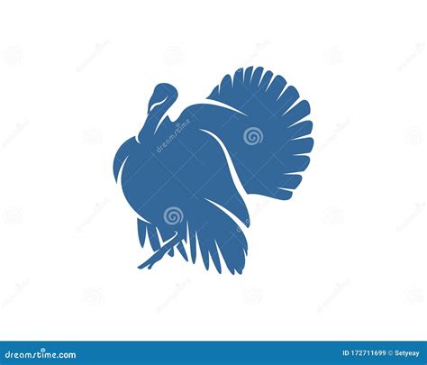 Turkey Logo Vector Design Template, Silhouette Turkey Logo ...