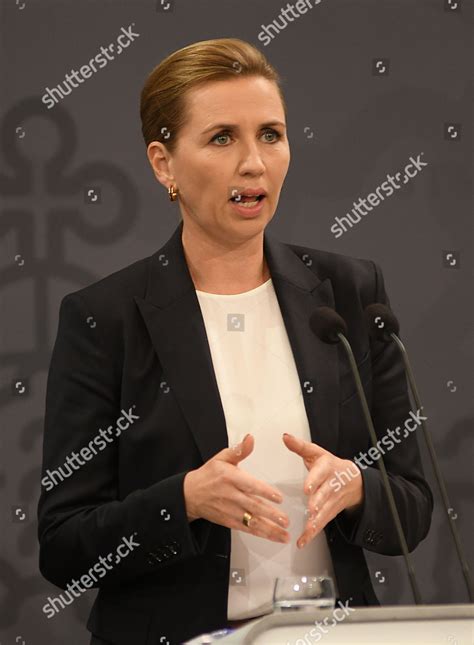 Mette Frederiksen Holds Press Conference About Editorial Stock Photo ...