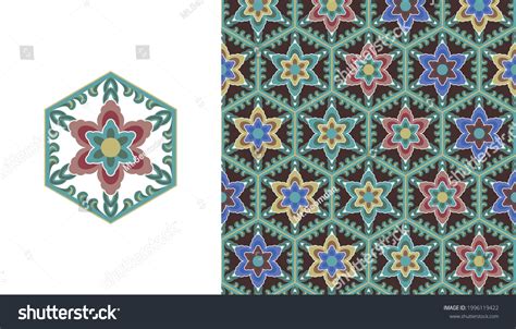 Korean Traditional Muntin Pattern Palace Stock Vector (Royalty Free ...