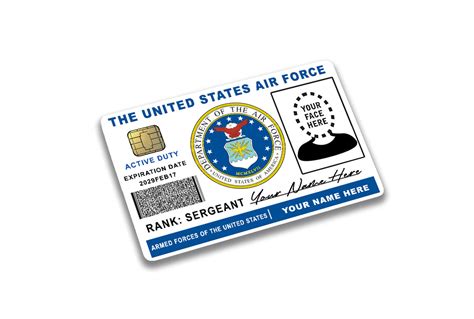 Custom US Air Force License ID Card