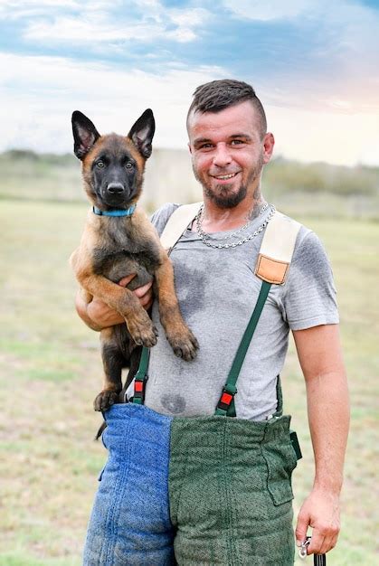 Premium Photo | Training of belgian shepherd