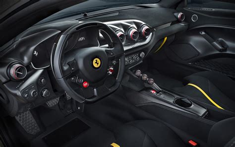 Black and gray Ferrari vehicle interior, Ferrari F12 TDF, car, car interior, dashboards HD ...