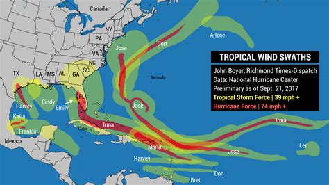 These maps help explain where and how powerful hurricanes have been in ...