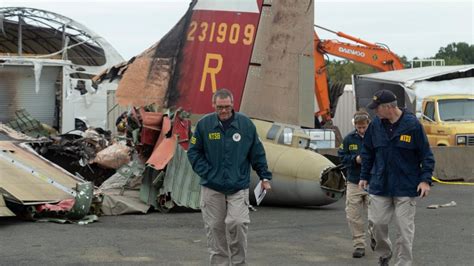 NTSB Investigation Begins Into B-17 Plane Crash at Bradley Airport That Killed 7, Injured 8 ...