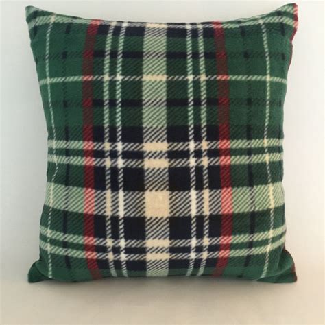 Green Tartan Plaid Decorative Accent Pillow Cover 16 | Etsy | Plaid pillow covers, Plaid pillow ...