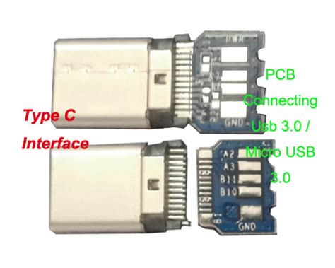 Usb Type-C to Usb 3.0 or Micro-B 3.0 Connectors