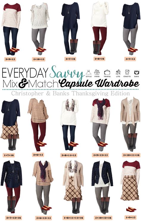 Mix and Match Thanksgiving Outfits for the Whole Weekend