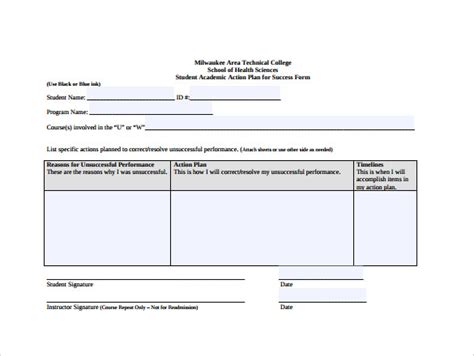 7+ Sample School Action Plans | Sample Templates