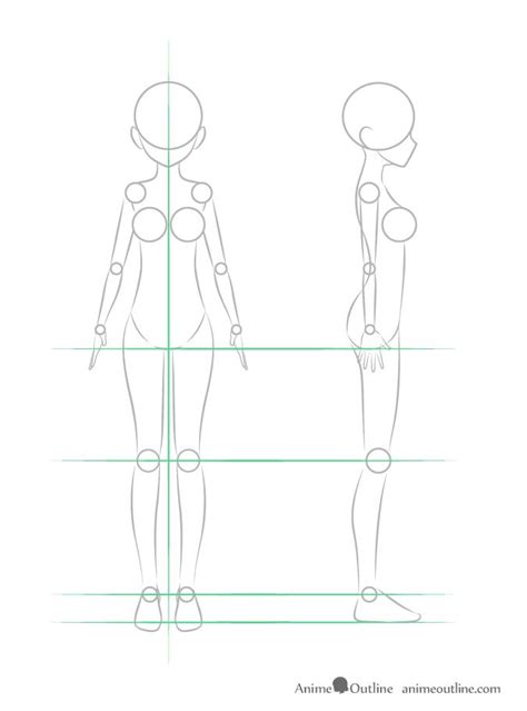 How To Draw Female Anime Legs Tutorial Animeoutline | Images and Photos ...