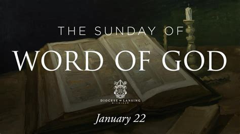 Read: A Reflection upon Word of God Sunday by Jeremy Priest | Diocese of Lansing