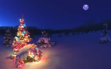 Christmas Lights Snow Wallpapers - Top Free Christmas Lights Snow ...