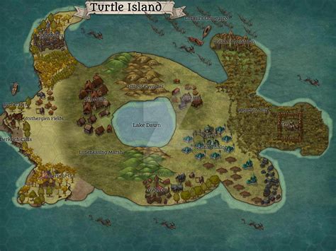 Turtle Island Map by stormwolves on DeviantArt