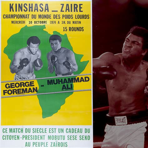 Extremely Rare & Unique 1974 Muhammad Ali VS. George Foreman "Rumble in ...