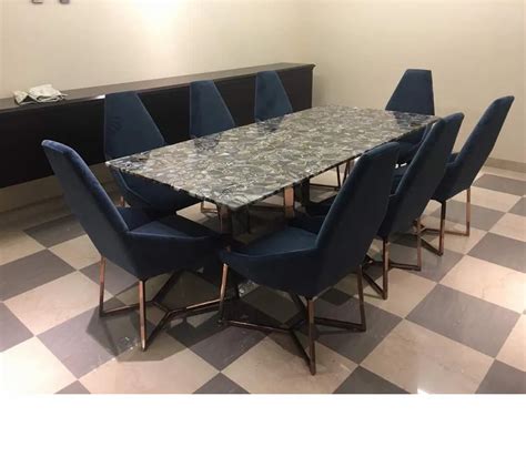 8 Seater Stainless Steel Dining Table Set at Rs 95000/set | Stainless ...