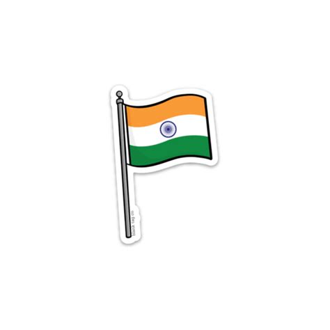 The India Flag Sticker – Blank Tag Co.