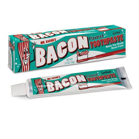 Bacon Toothpaste Tooth Paste Novelty Mr. Flavored Gag Gift ...