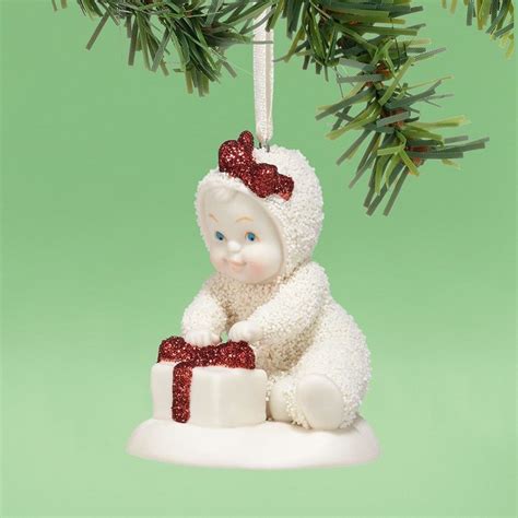 SNOWBABIES Dept 56 Christmas Ornament 4038105 ALL WRAPPED IN BOWS ...