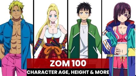 Zom 100 Characters Age, Height, Birthday & More | Character, The 100, Horimiya