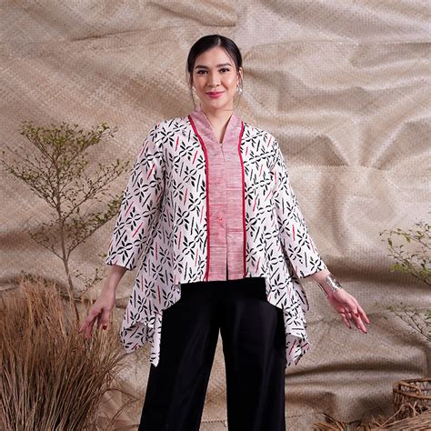 Jual NONA RARA - Alaya Garut T2357, Baju Batik Kasual Modern | Shopee Indonesia