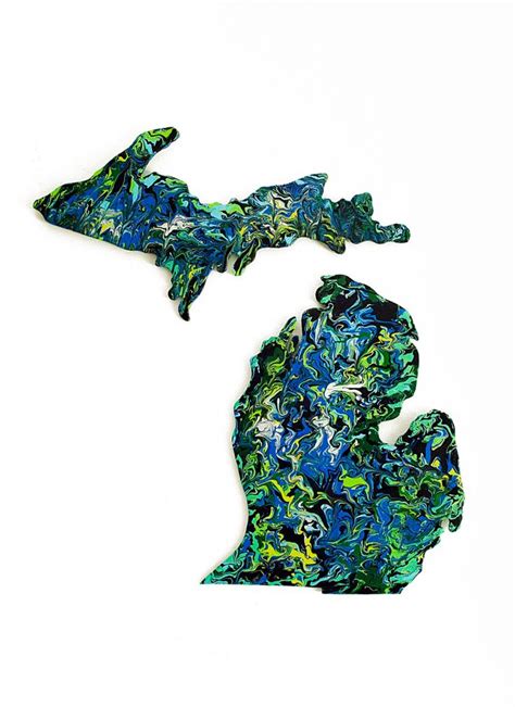 Custom+Michigan+Artwork+by+NeverWonderStudio+on+Etsy,+$149.00 ...