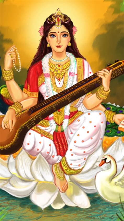 Goddess Saraswati Wallpapers